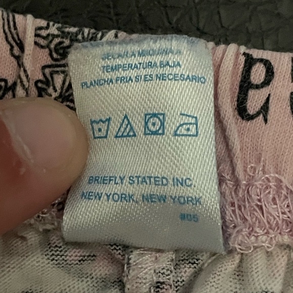 Rare It’s Happy Bunny You Can Be A Princess Pajamas Shorts Size Small Pink - Picture 6 of 9